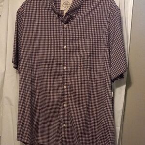 St.John Bay Men's Checkered Shirt - Blue and Pink
